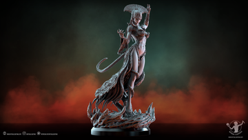 Lady Sin 1:10 Scale Diorama / Statue / Bust