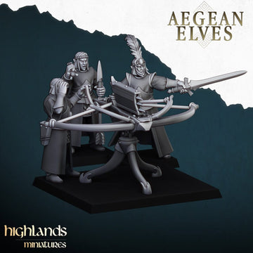 3d render of an Aegean ballista for your Elvish army