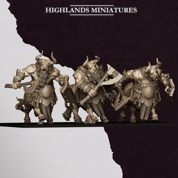 Sons of Marduk Minotaurs | Highlands Miniatures