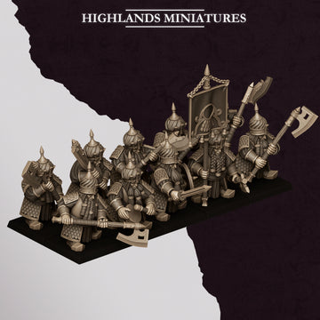 Sons of Marduk Warriors with Great Axes | Highlands Miniatures