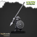 Steppe goblin infantry with spear and shield 7 render